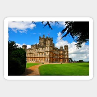 Highclere Castle Downton Abbey England United Kingdom Sticker